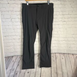 Prana Mens Gray Slim Fit Breathe Nylon Pants size 36x30 Style M41213004